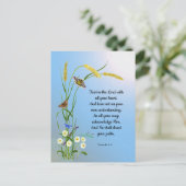 Vertrouwen in de Heer met al je hart Poster Briefkaart (Staand voorkant)