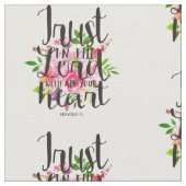 Vertrouwen in de Heer met al je hart Stof (Close Up)