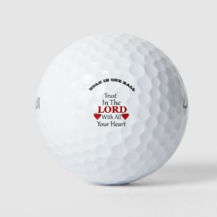 Vertrouwen in de Heer met al je hartstochtelijke w Golfballen