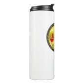 Vertrouwen in de Heer met al je hartstochtelijke w Thermosbeker (Gedraaid links)