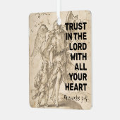 Vertrouwen in de Heer Metalen Ornament (Voorkant links)