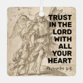 Vertrouwen in de Heer Metalen Ornament (Voorkant)