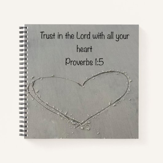 Vertrouwen in de Heer Notitieboek (Voorkant)