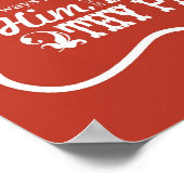 Vertrouwen in de Heer — Oranje Poster (Hoek)