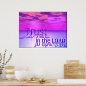 Vertrouwen in de Heer Poster (Keuken)