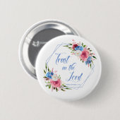 Vertrouwen in de Heer Ronde Button 5,7 Cm (Voorkant /achterkant)