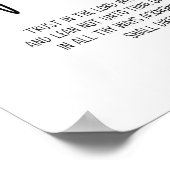 Vertrouwen in de Heer, spreekwoorden 3:5-6, modern Poster (Hoek)