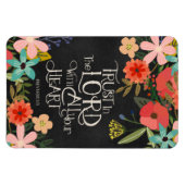 Vertrouwen in de Heer, Spreuken 3:5, Flexibele Mag Magneet (Horizontaal)