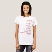 Vertrouwen in de Heer T-shirt (Voorkant volledig)