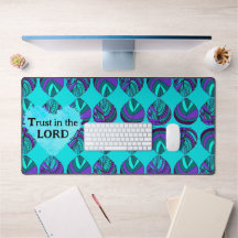 Vertrouwen in de Heer vis laat Paarse Blauwgroen g