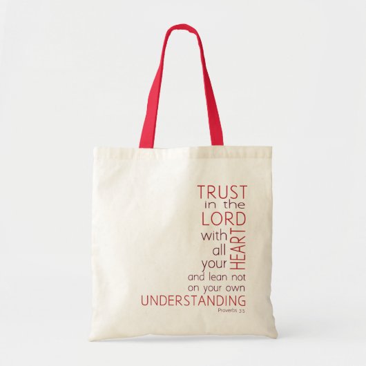 Vertrouwen in de Lord Bag Tote Bag (Voorkant)