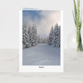 Vertrouwen in de Lord Bible Verse Custom Kaart (Achterkant)