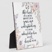 Vertrouwen in de Lord floral Fotoplaat (Zijkant)