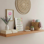 Vertrouwen in de Lord floral Fotoplaat