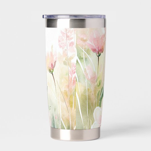 Vertrouwen in de Lord floral Geïsoleerde Drinkbeker (Rechts)