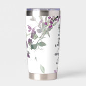 Vertrouwen in de Lord floral Geïsoleerde Drinkbeker (Voorkant)