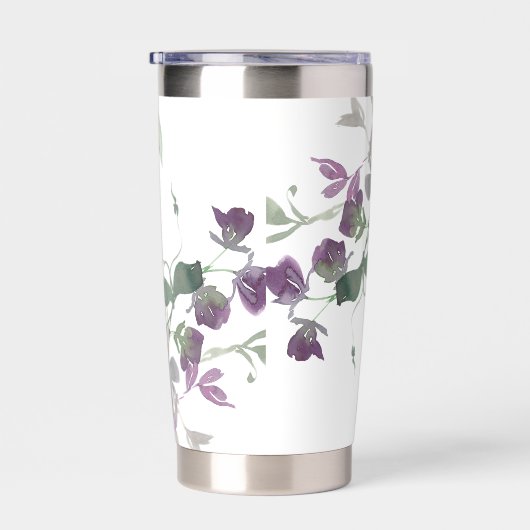 Vertrouwen in de Lord floral Geïsoleerde Drinkbeker (Rechts)