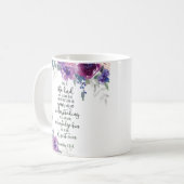 Vertrouwen in de Lord floral Koffiemok (Voorkant links)