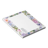 Vertrouwen in de Lord floral Notitieblok (Schuin)