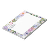 Vertrouwen in de Lord floral Notitieblok (Linkerzijde)