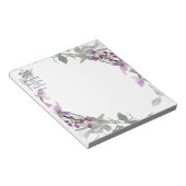 Vertrouwen in de Lord floral Notitieblok (Schuin)