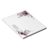 Vertrouwen in de Lord floral Notitieblok (Schuin)