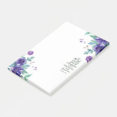 Vertrouwen in de Lord floral Post-it® Notes (Schuin)