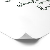 Vertrouwen in de Lord floral Poster (Hoek)