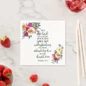 Vertrouwen in de Lord floral Servet (Insitu)