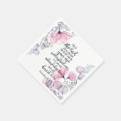 Vertrouwen in de Lord floral Servet (Hoek)