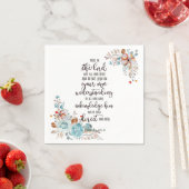 Vertrouwen in de Lord floral Servet (Insitu)