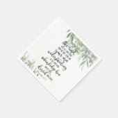 Vertrouwen in de Lord floral Servet (Hoek)