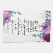 Vertrouwen in de Lord floral Theedoek (Horizontaal)