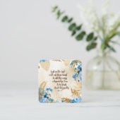 Vertrouwen in de Lord KJV Bijbel Verse Informatiekaartje (Staand voorkant)