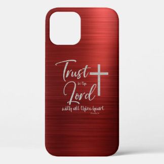 Vertrouwen in de Lord KJV Bijbel Verse iPhone 12 H Case-Mate iPhone Case