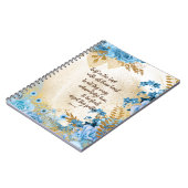 Vertrouwen in de Lord KJV Bijbel Verse Notitieboek (Linkerzijde)