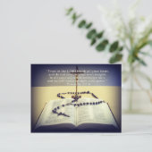 Vertrouwen in de Lord Message Briefkaart (Staand voorkant)