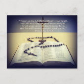 Vertrouwen in de Lord Message Briefkaart (Voorkant)