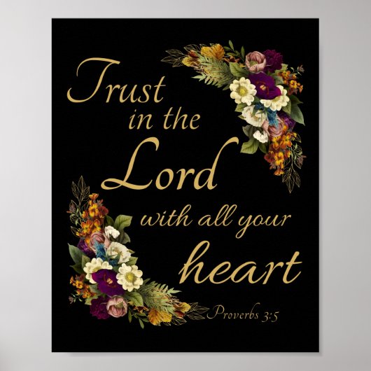 Vertrouwen in de LORD met Al Uw Hart voor Vrouwen Poster (Voorkant)
