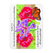 Vertrouwen in de Lord Monarch Butterfly in de tuin Magneet (Verticaal)