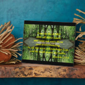 Vertrouwen in de Lord Plaque Fotoplaat (Zijkant)