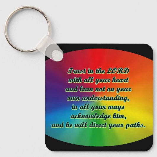 Vertrouwen in de lord Prayer Sleutelhanger (Voorkant)