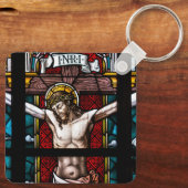 Vertrouwen in de lord Prayer Sleutelhanger (Achterkant)