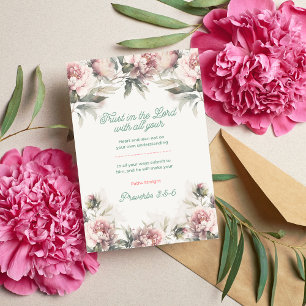 Vertrouwen in de Lord Proverbs 3:5-6 Kaart