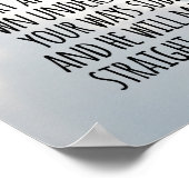 Vertrouwen in de Lord Proverbs 3:5-6 Poster (Hoek)