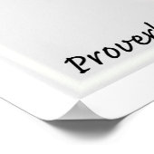 vertrouwen in de scriptbetuigingen van de Heer Poster (Hoek)