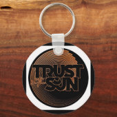 Vertrouwen in de Sun Poker Chip Sleutelhanger (Voorkant)