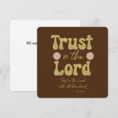 Vertrouwen in de Verse Verse van de Heer (Voorkant / Achterkant)