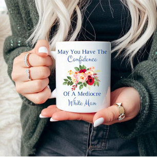 vertrouwen in een middelmatige prijs van het witte koffiemok