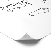 Vertrouwen in elke voetstap poster (Hoek)